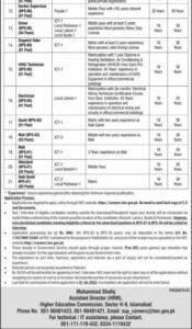 Attendant Job in HEC Details